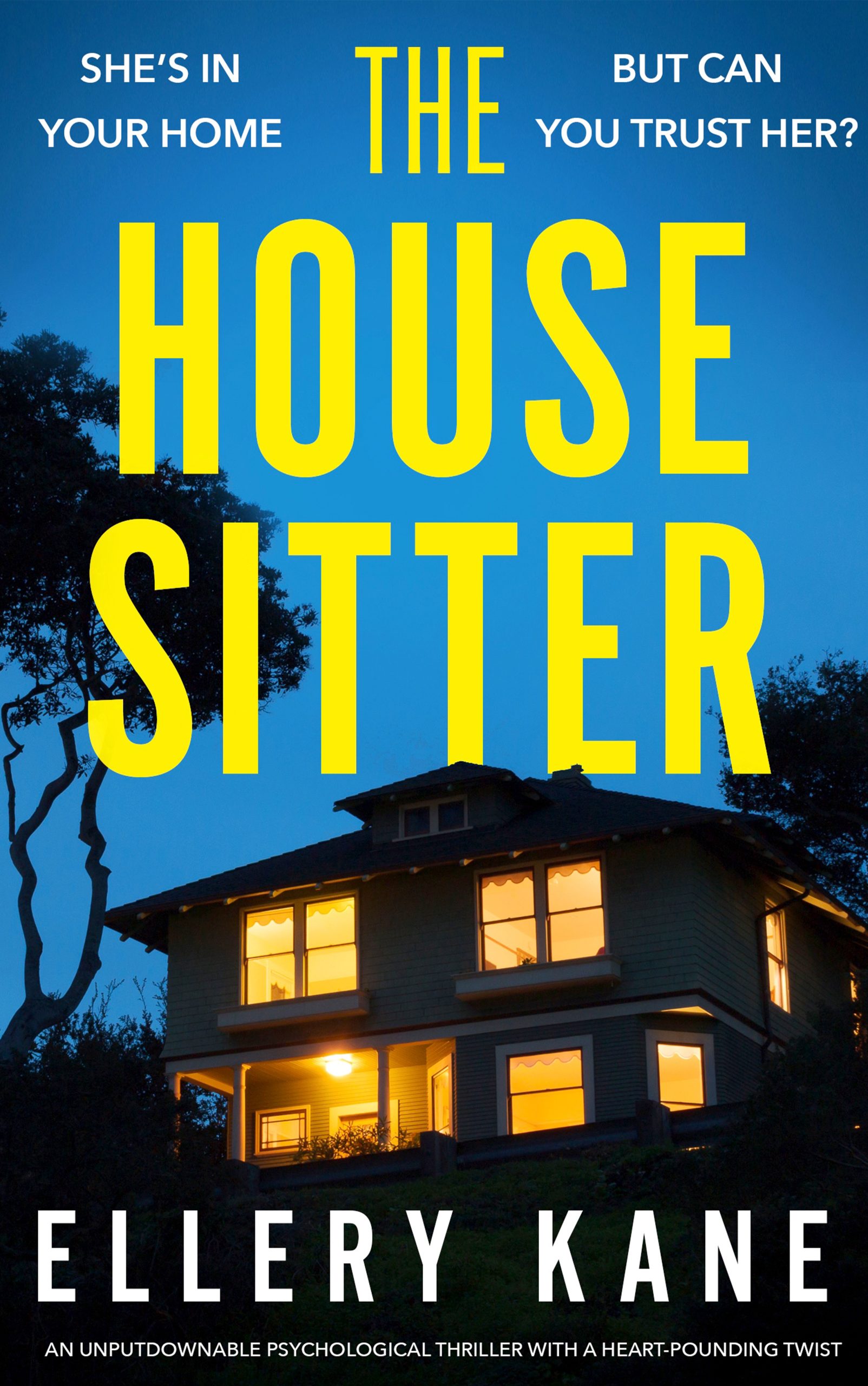 book cover for The House Sitter by Ellery Kane